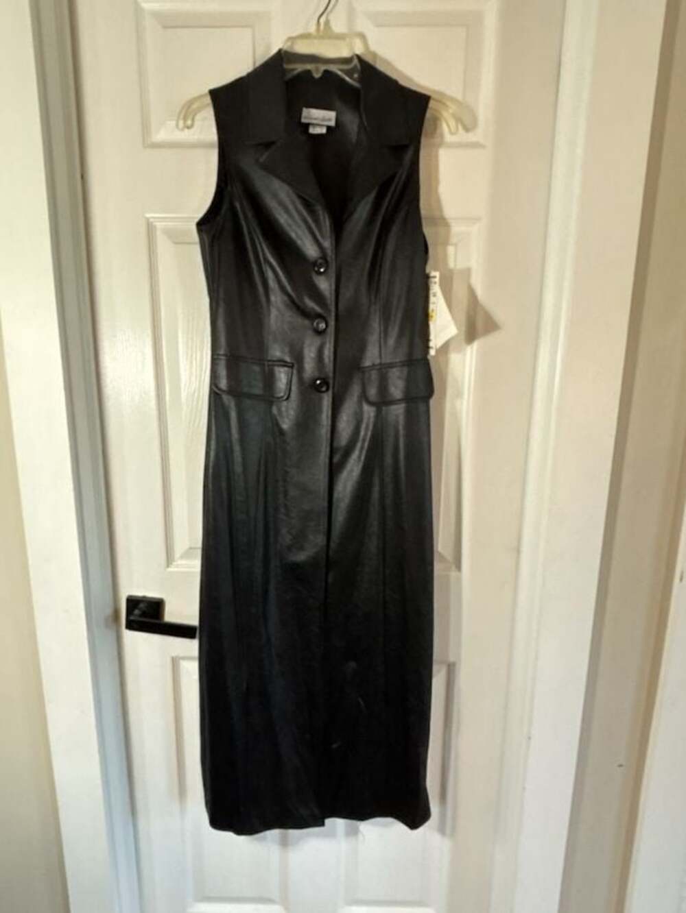 Set Vintage 90’s  Breakin Loose Trench Midi Dress jacket and top Size 9/10 NWT